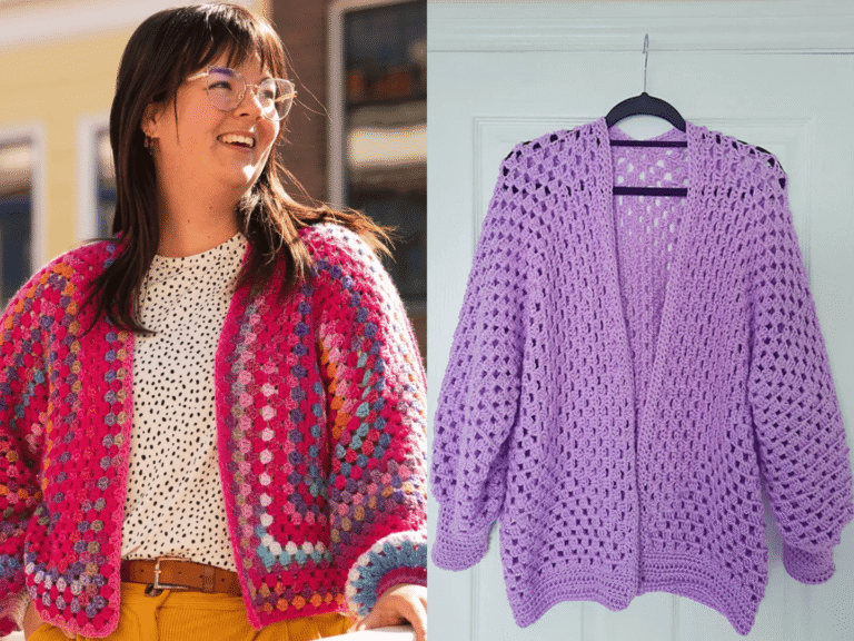 hexagon jacke häkeln